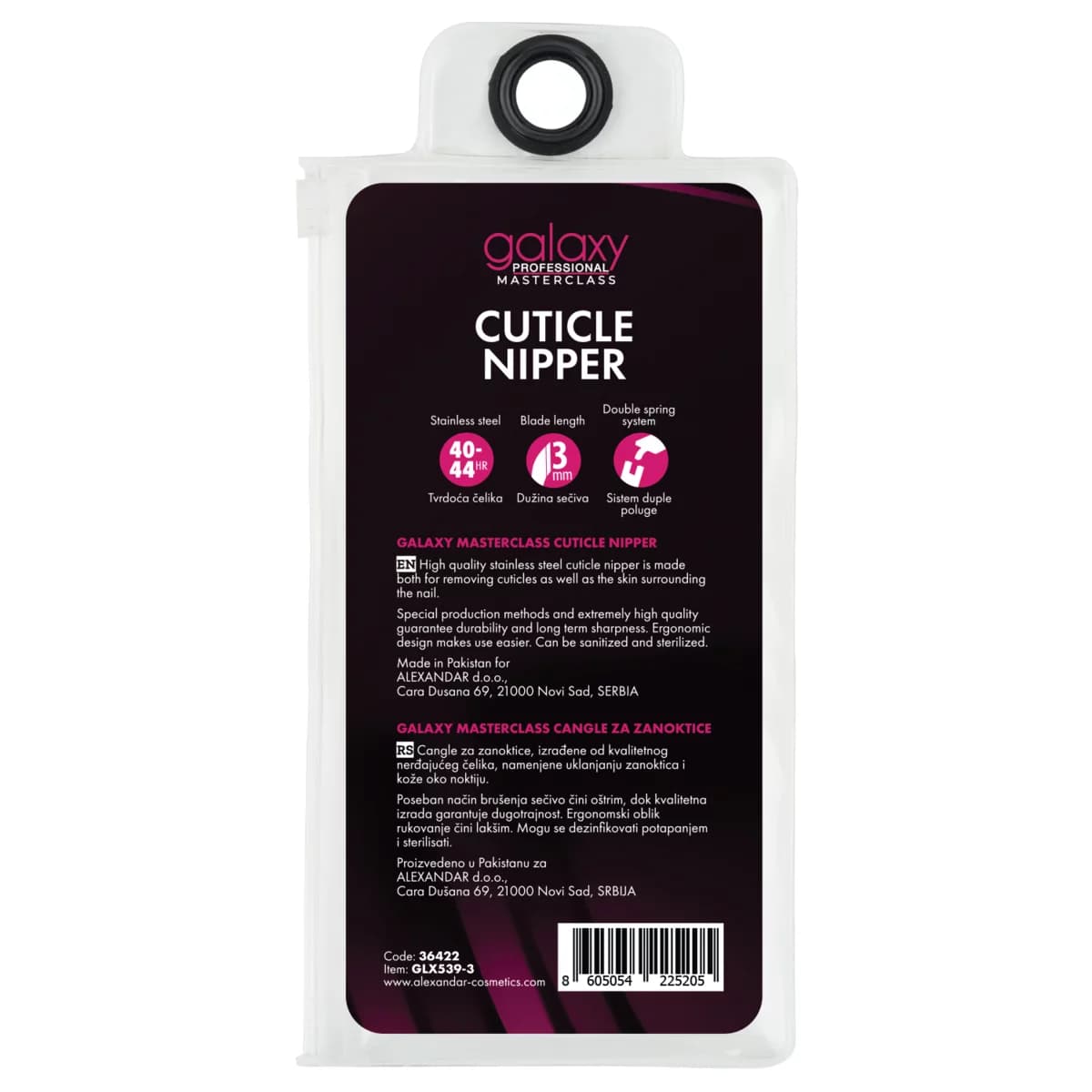 Cuticle Nipper - Masterclass GLX539
