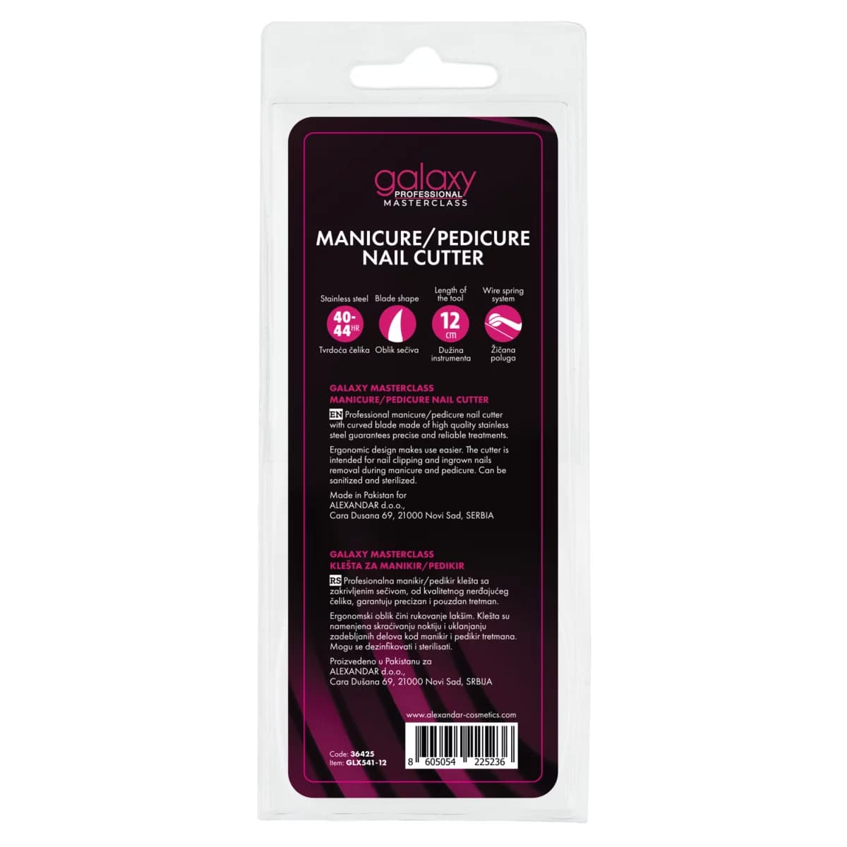 Manicure and Pedicure Nail Cutter - Masterclass GLX541