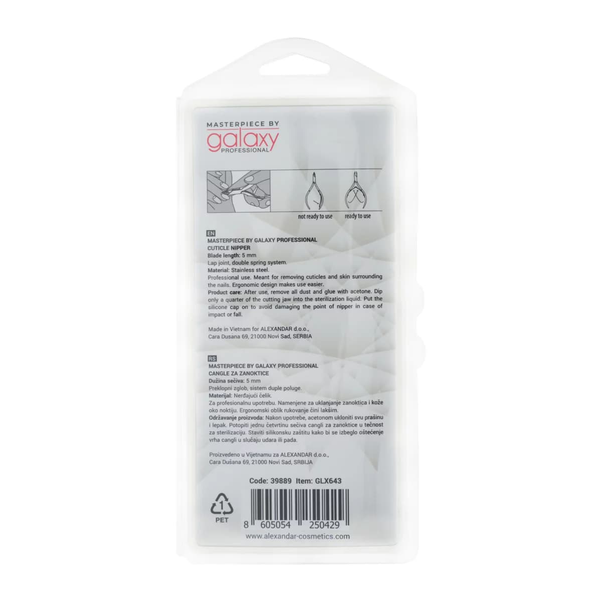 Cuticle Nipper - Masterpiece GLX643