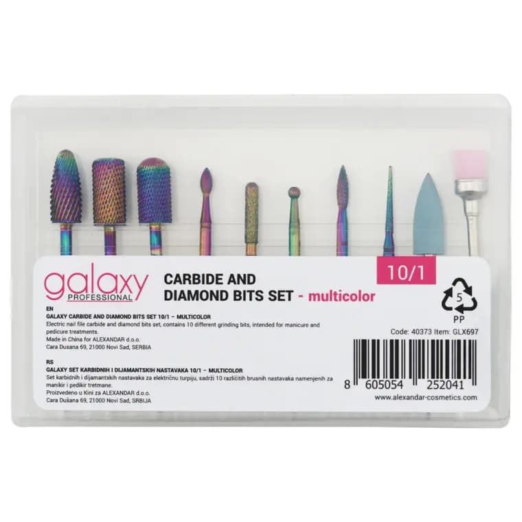 Carbide and Diamond Bits Set - Multicolor - Carbide and Diamond Bits Set - Multicolor