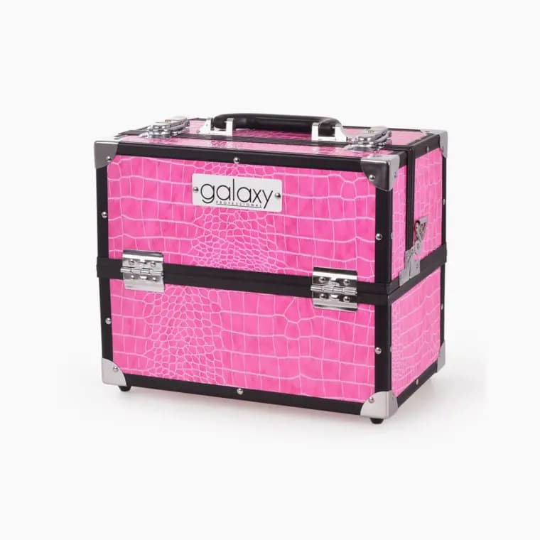 Cosmetic Case - Croco - Pink