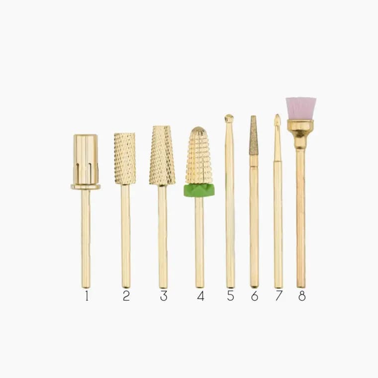 Carbide Bits Set - Gold - Carbide Bits Set - Gold