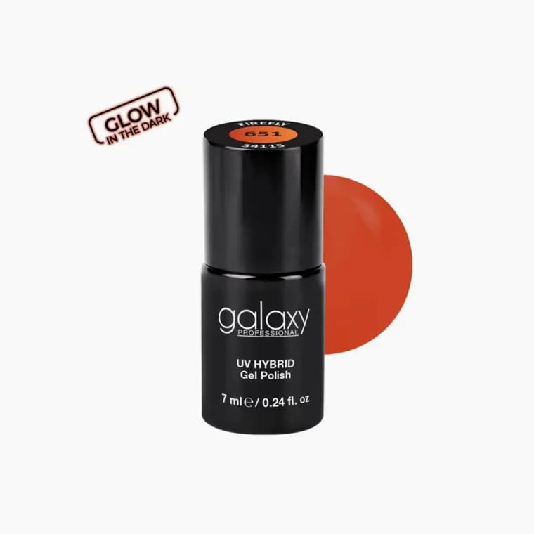 GLOW IN THE DARK - Gel Polish UV/LED Hybrid 7 ml - Firefly S651
