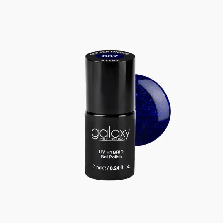 ROYALS - Gel Polish UV/LED Hybrid 7 ml - Glitter Indigo S087