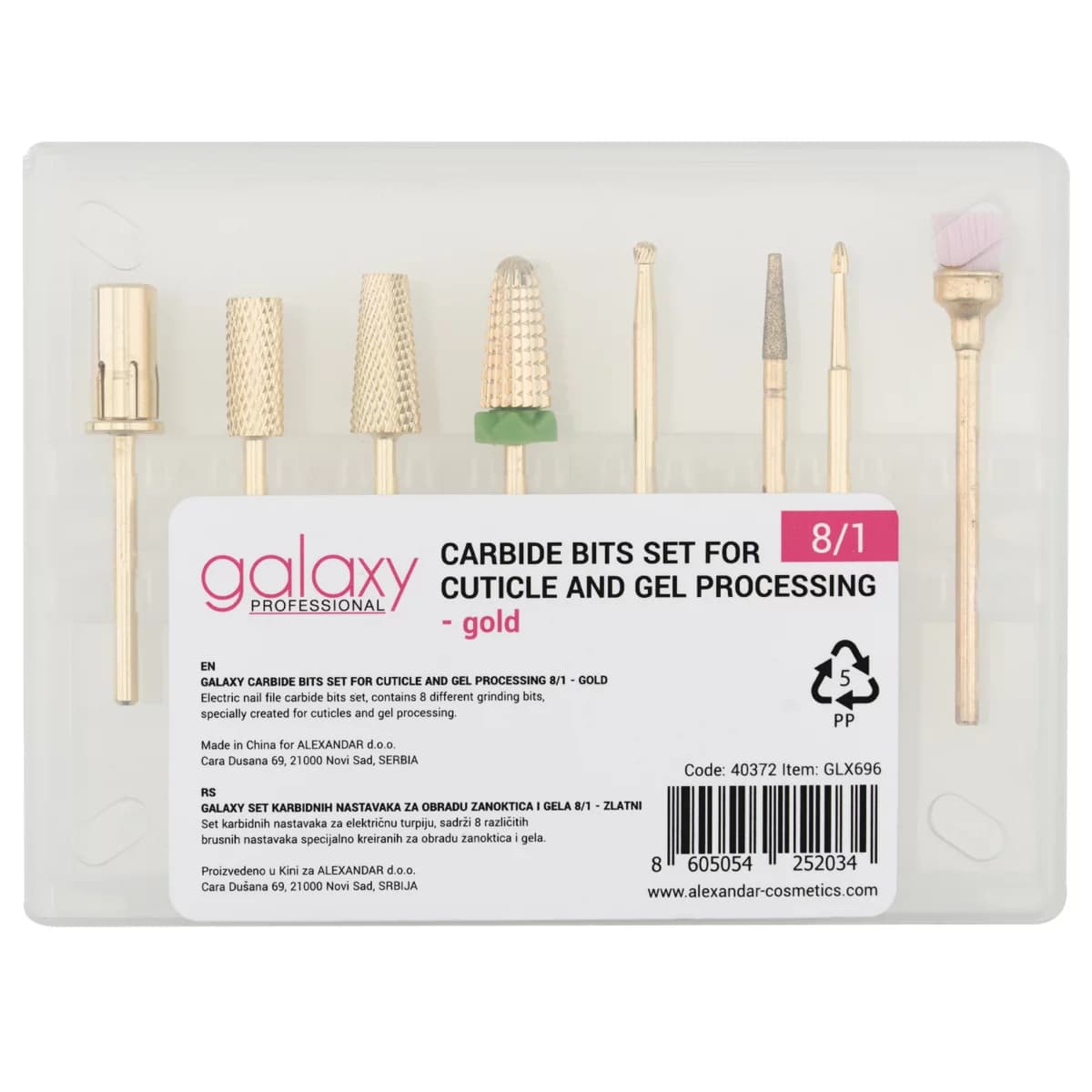 Carbide Bits Set - Gold