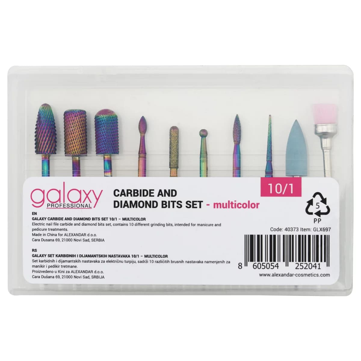 Carbide and Diamond Bits Set - Multicolor