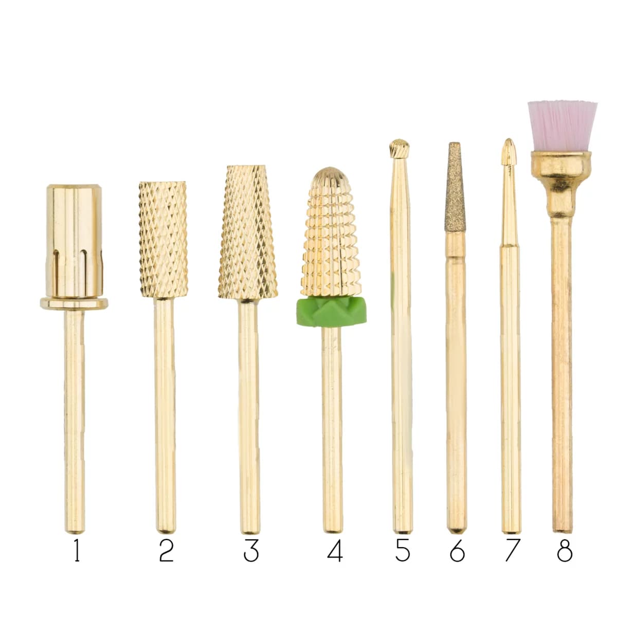 Carbide Bits Set - Gold