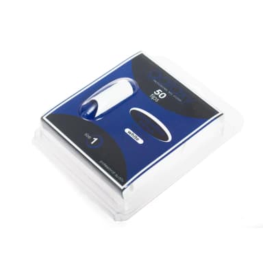Nail Tips - Competition French White
