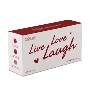Gel Polish Set UV/LED Hybrid - Live Love Laugh