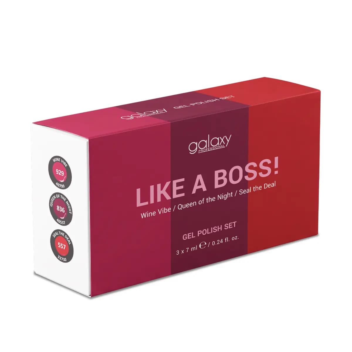 Set trajnih lakova za nokte UV/LED Hybrid - Like a Boss!