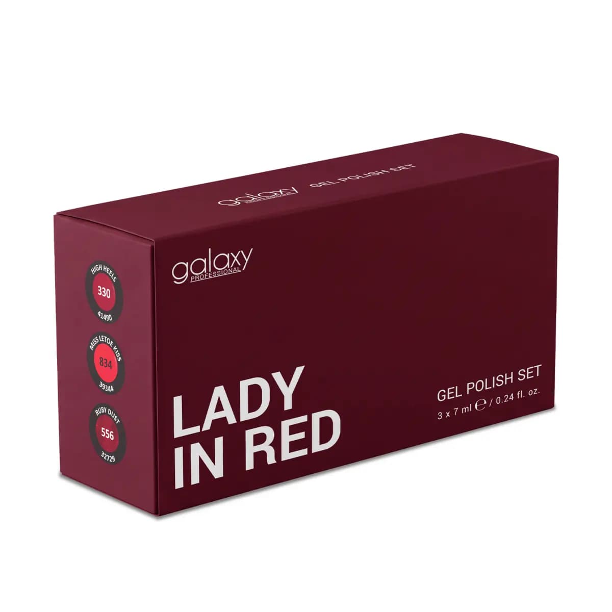 Set trajnih lakova za nokte UV/LED Hybrid - Lady in Red
