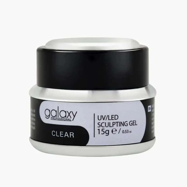 Gradivni gel za nadogradnju noktiju - UV/LED Clear - 15 g